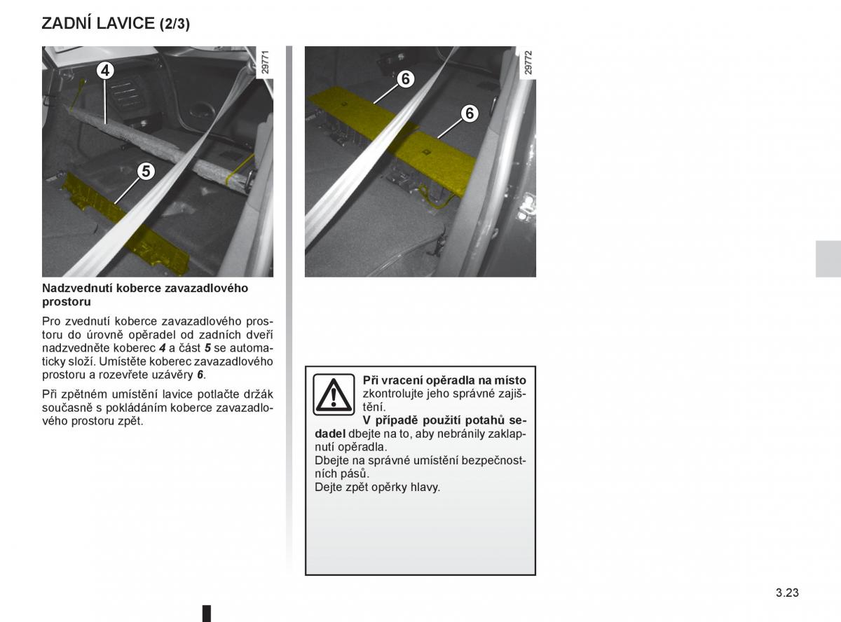 Renault Megane III 3 navod k obsludze / page 143