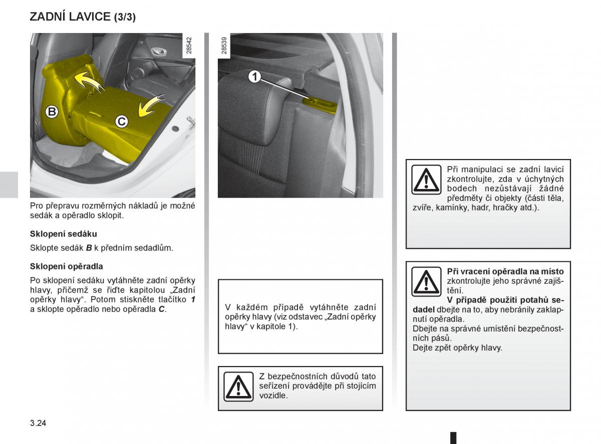 Renault Megane III 3 navod k obsludze / page 144