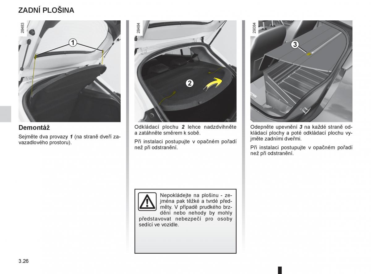 Renault Megane III 3 navod k obsludze / page 146