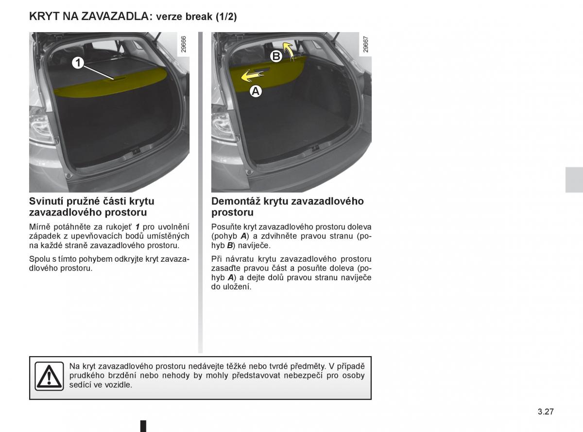 Renault Megane III 3 navod k obsludze / page 147