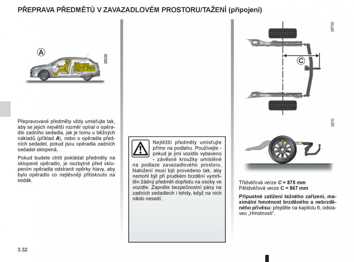 Renault Megane III 3 navod k obsludze / page 152