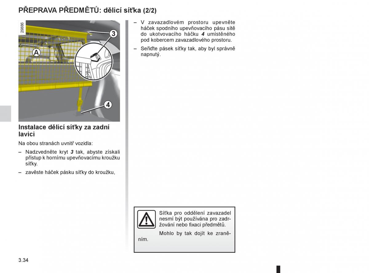 Renault Megane III 3 navod k obsludze / page 154