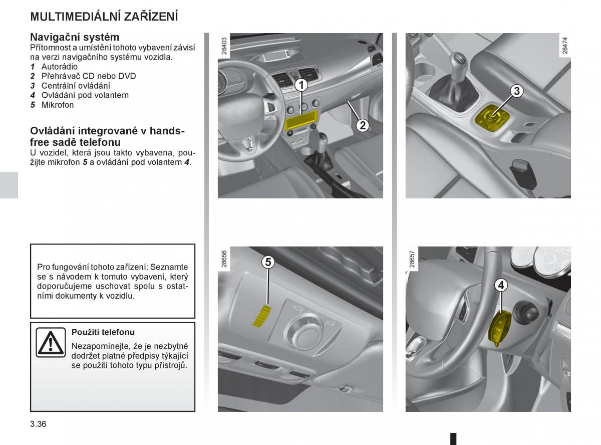 Renault Megane III 3 navod k obsludze / page 156