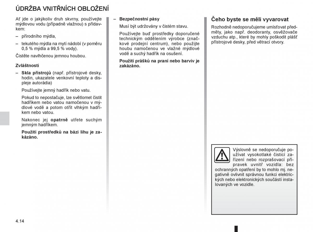 Renault Megane III 3 navod k obsludze / page 170