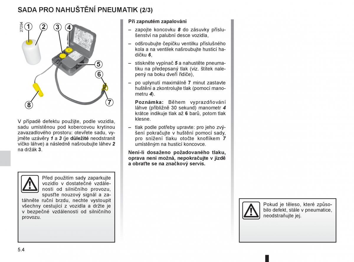 Renault Megane III 3 navod k obsludze / page 174