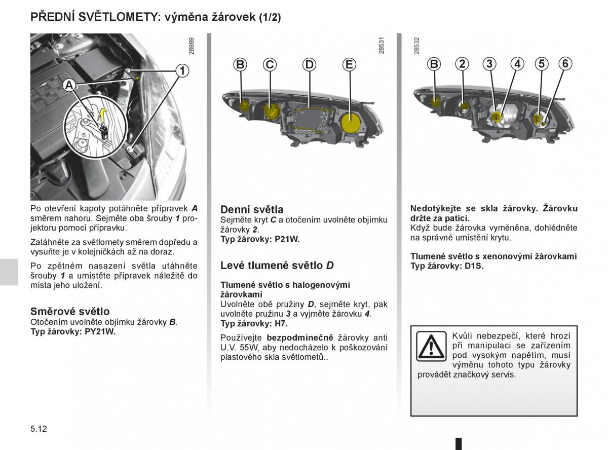 Renault Megane III 3 navod k obsludze / page 182