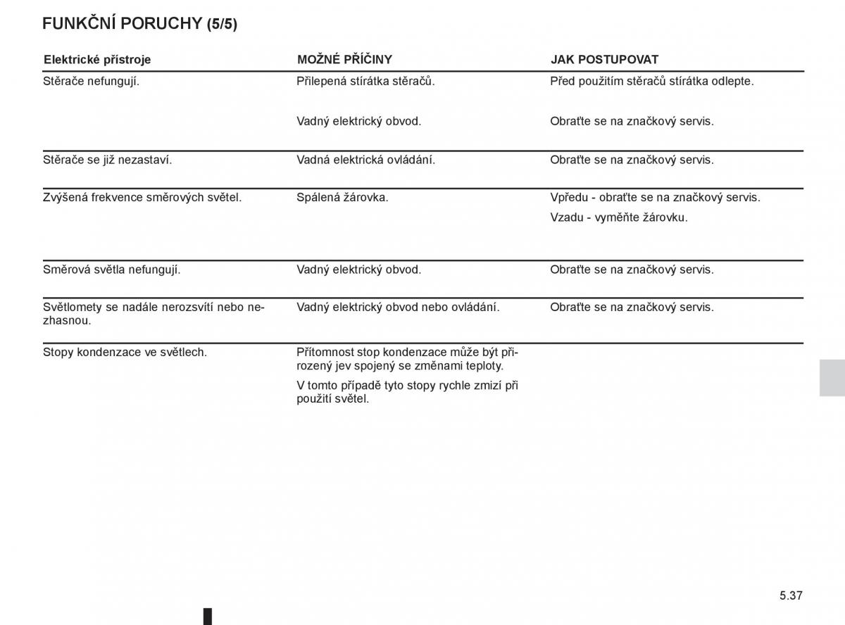 Renault Megane III 3 navod k obsludze / page 207