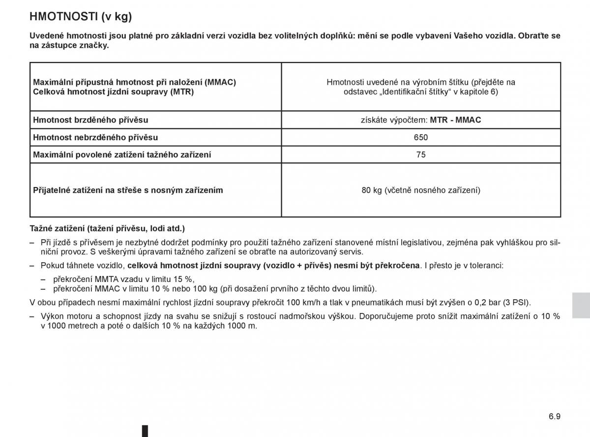 Renault Megane III 3 navod k obsludze / page 217