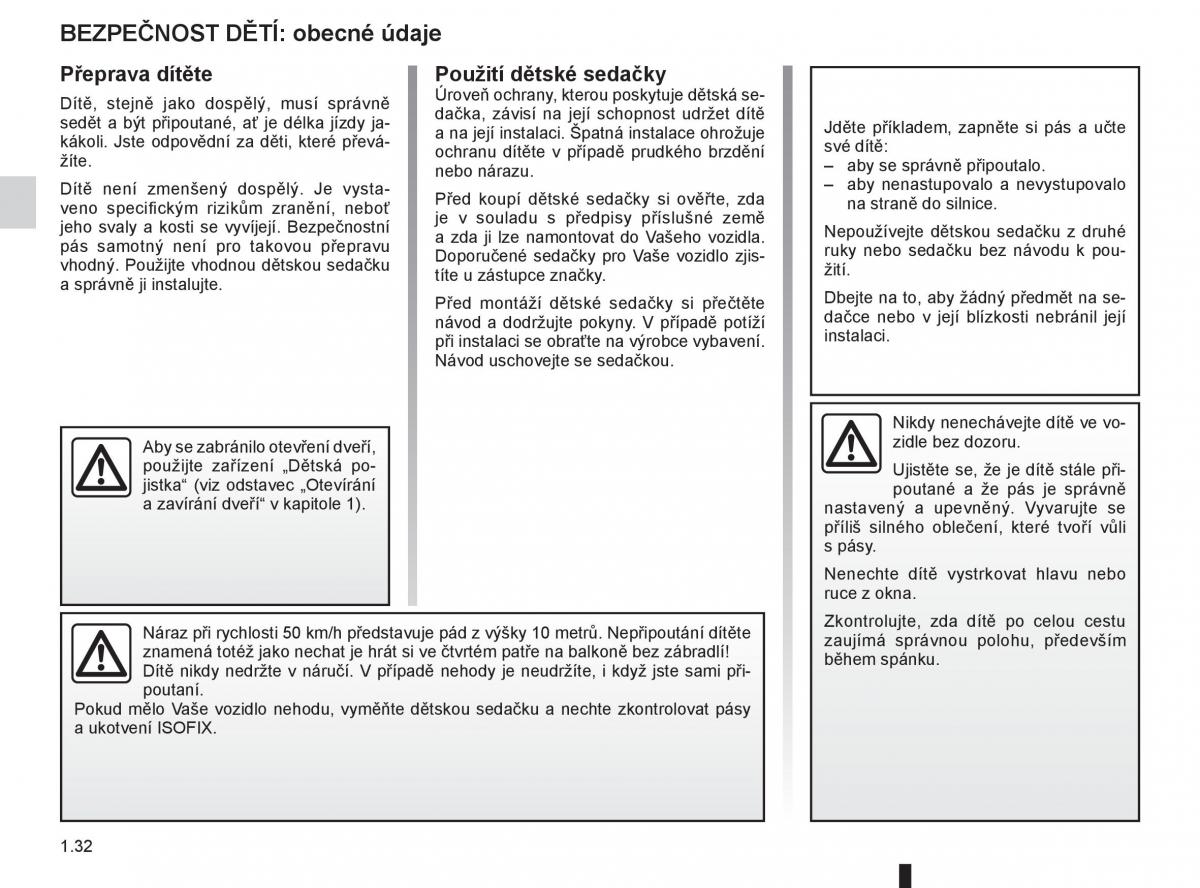 Renault Megane III 3 navod k obsludze / page 38