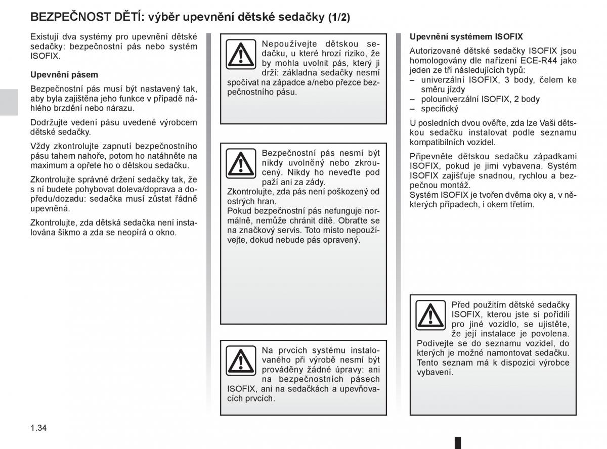 Renault Megane III 3 navod k obsludze / page 40