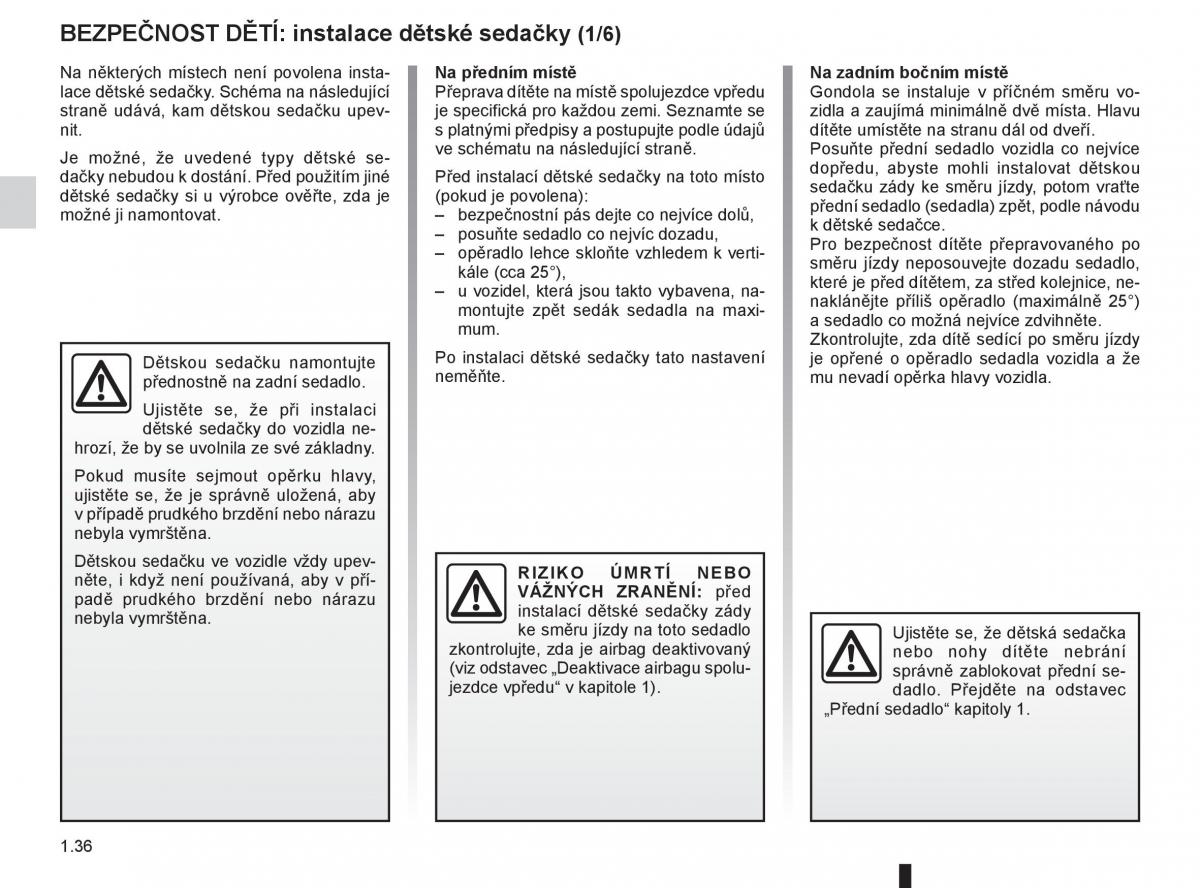 Renault Megane III 3 navod k obsludze / page 42