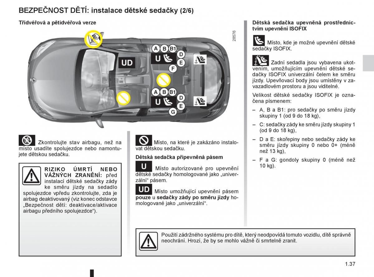 Renault Megane III 3 navod k obsludze / page 43