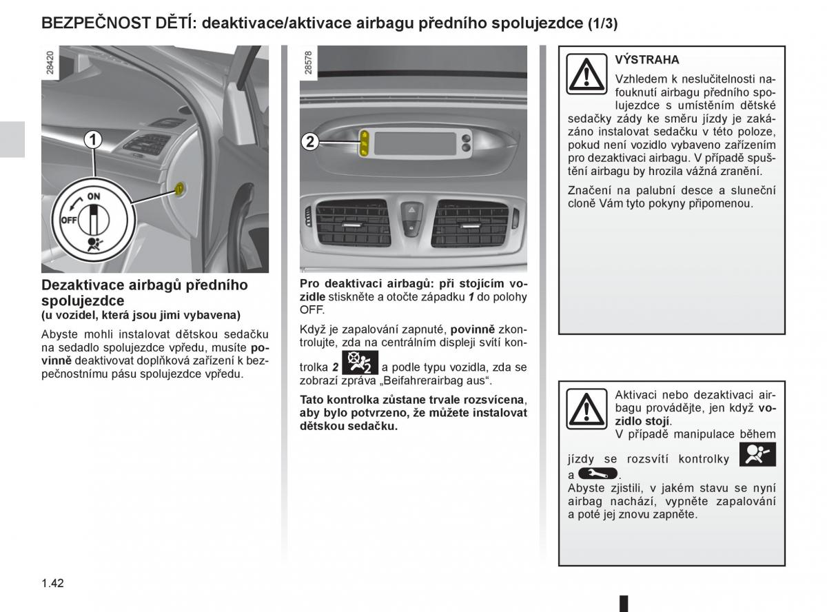 Renault Megane III 3 navod k obsludze / page 48