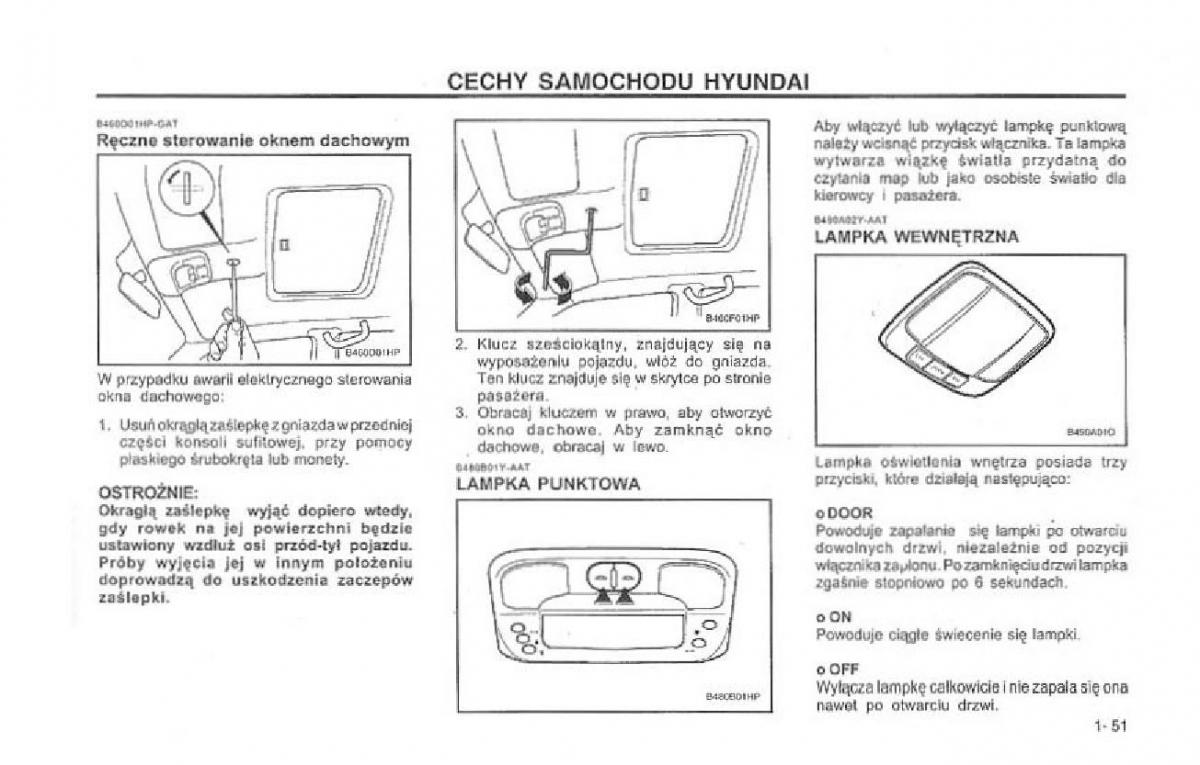 Hyundai Terracan Highlander instrukcja obslugi / page 58