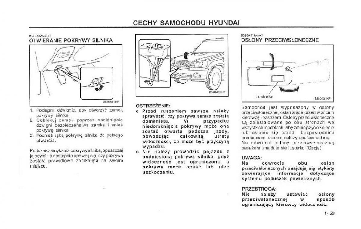 Hyundai Terracan Highlander instrukcja obslugi / page 66