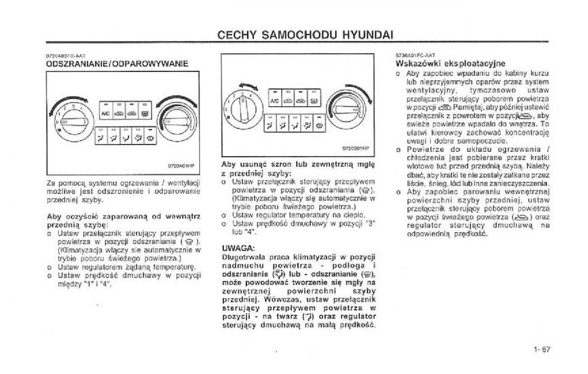 Hyundai Terracan Highlander instrukcja obslugi / page 74