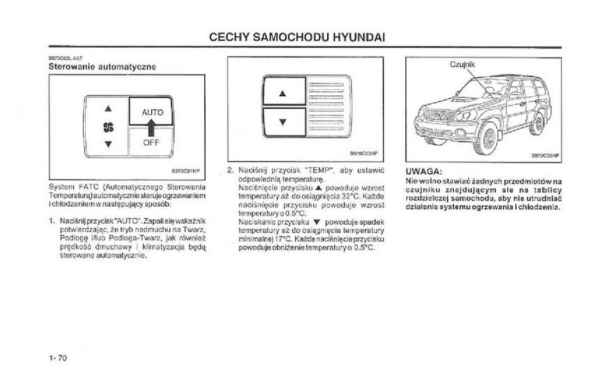 Hyundai Terracan Highlander instrukcja obslugi / page 77