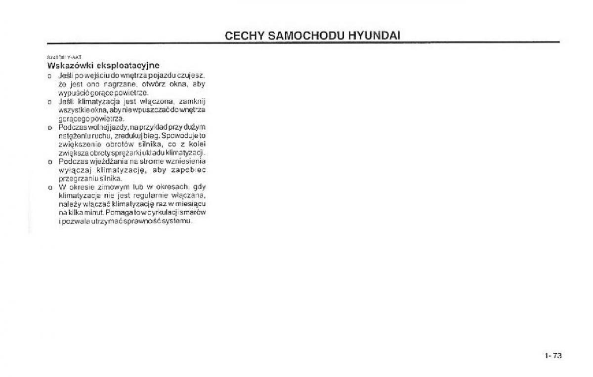 Hyundai Terracan Highlander instrukcja obslugi / page 80