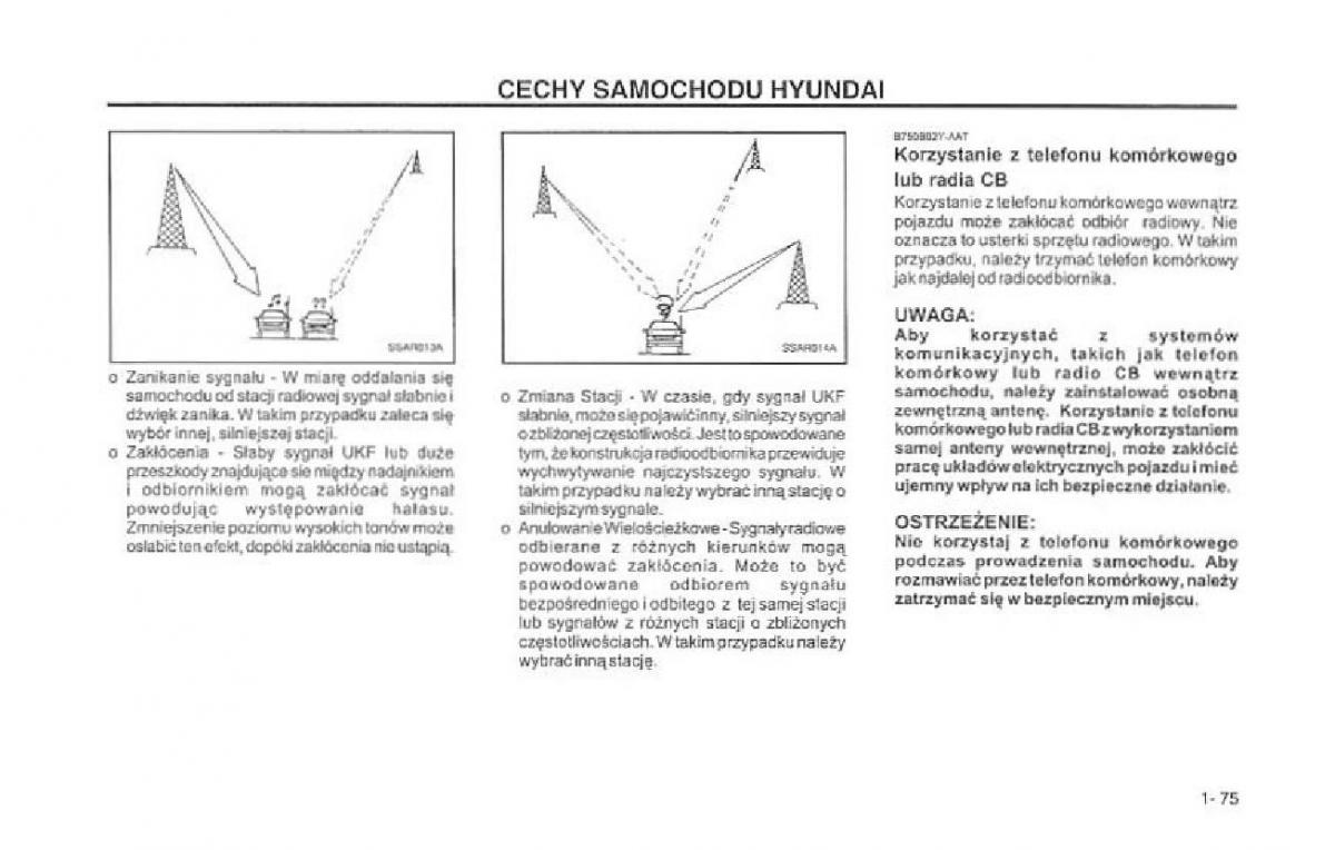 Hyundai Terracan Highlander instrukcja obslugi / page 82