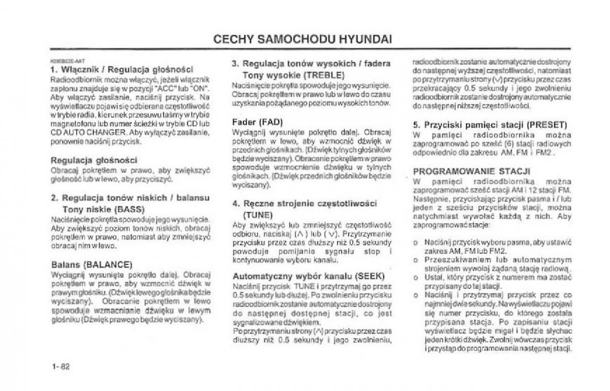 Hyundai Terracan Highlander instrukcja obslugi / page 89