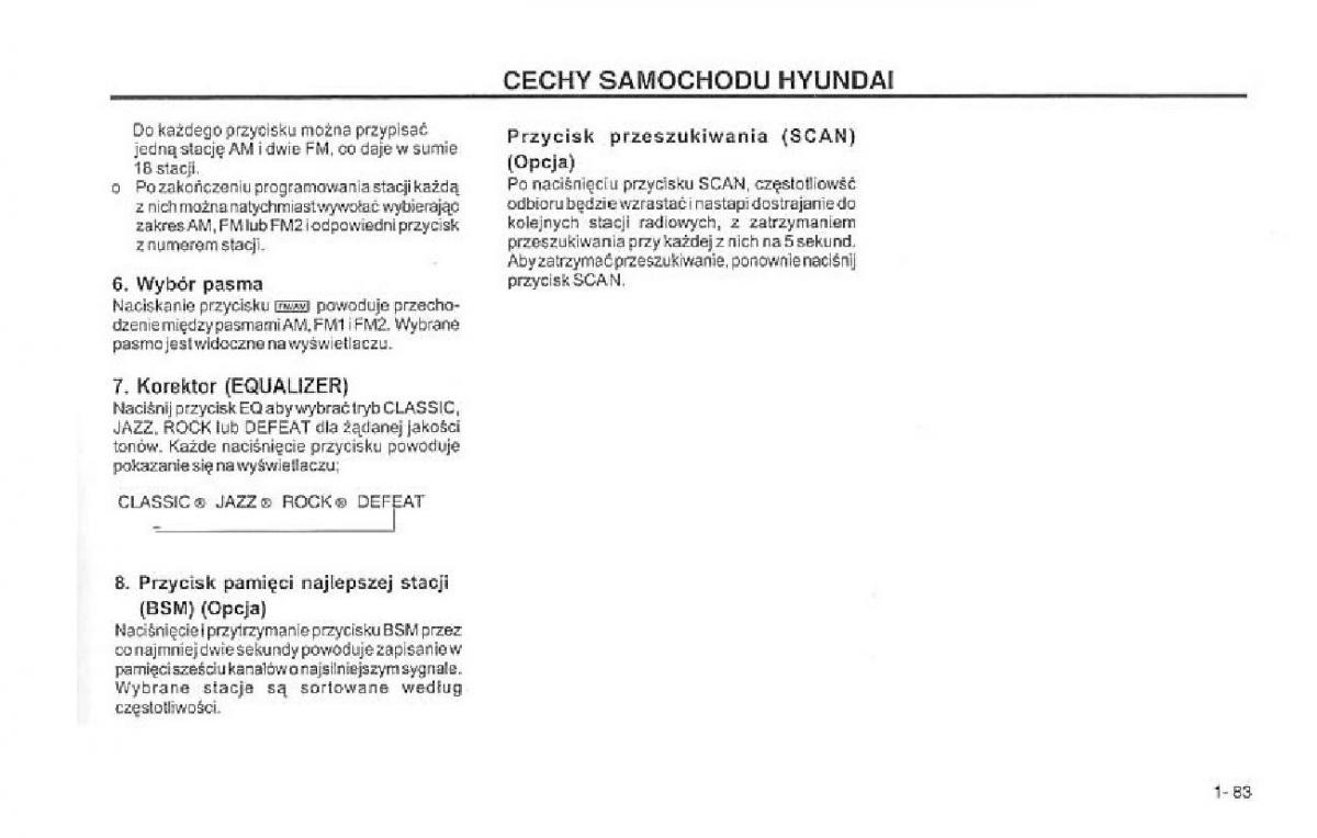 Hyundai Terracan Highlander instrukcja obslugi / page 90