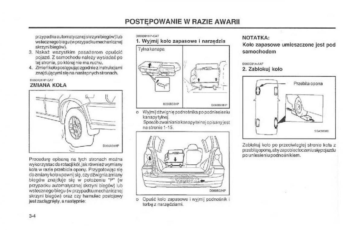 Hyundai Terracan Highlander instrukcja obslugi / page 126