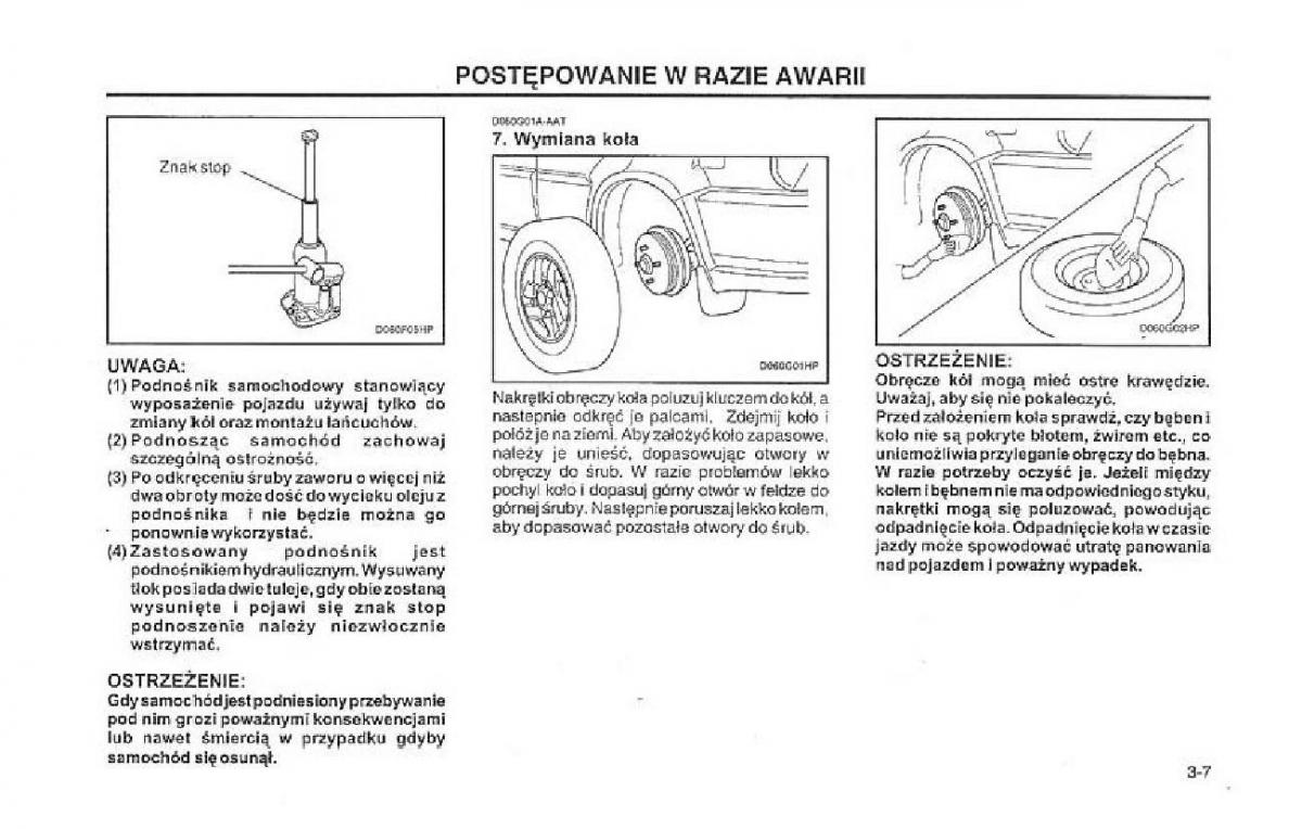 Hyundai Terracan Highlander instrukcja obslugi / page 129