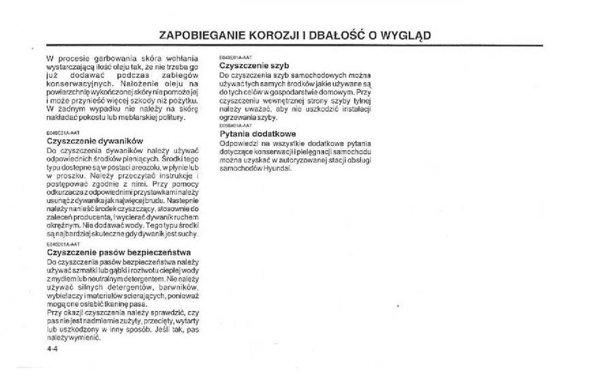 Hyundai Terracan Highlander instrukcja obslugi / page 136