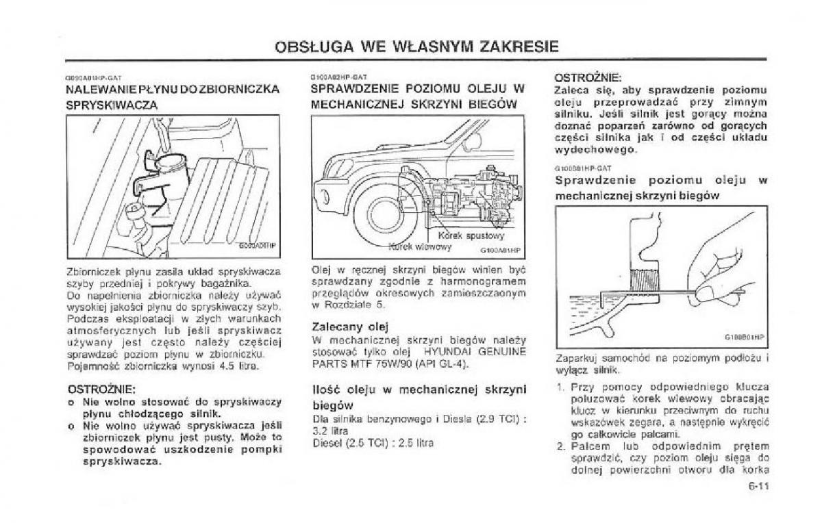 Hyundai Terracan Highlander instrukcja obslugi / page 154