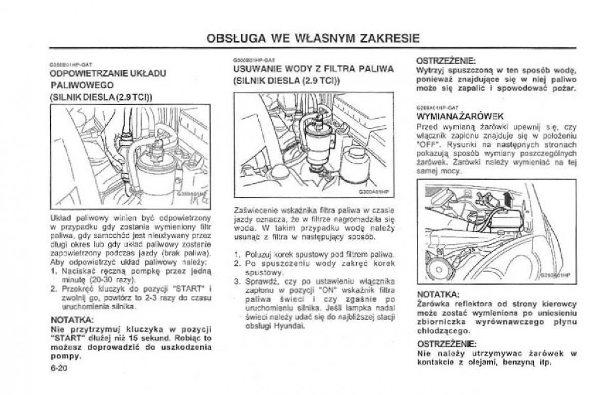 Hyundai Terracan Highlander instrukcja obslugi / page 163