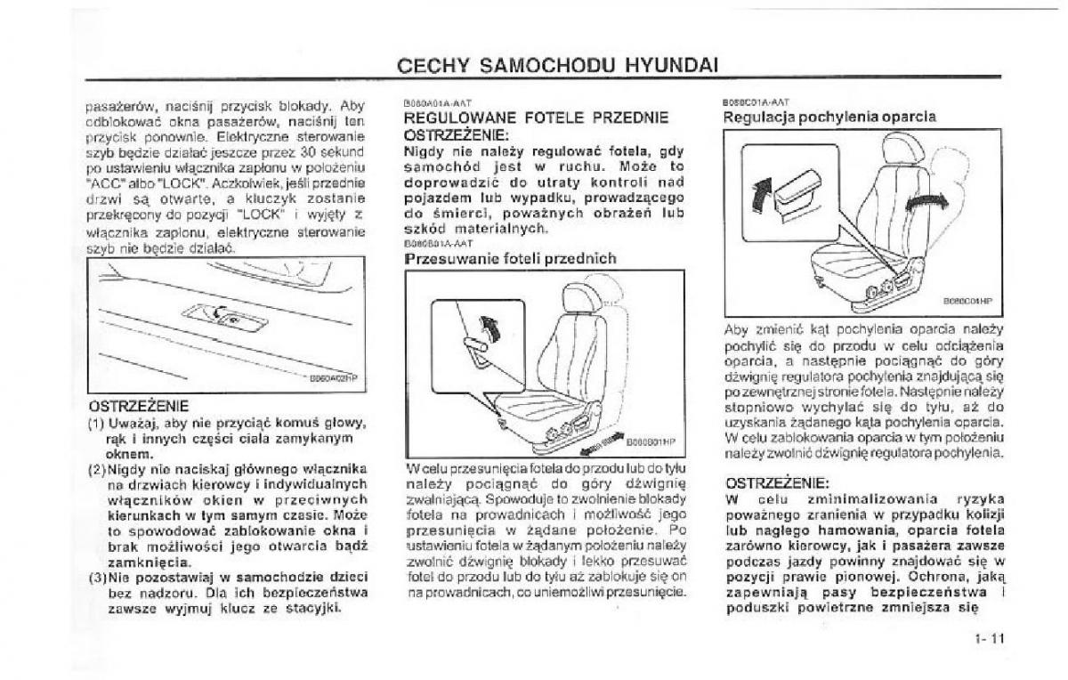 Hyundai Terracan Highlander instrukcja obslugi / page 18