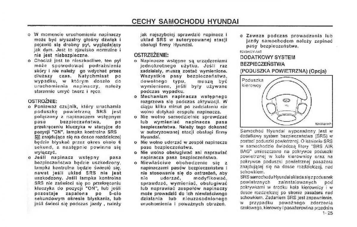 Hyundai Terracan Highlander instrukcja obslugi / page 32