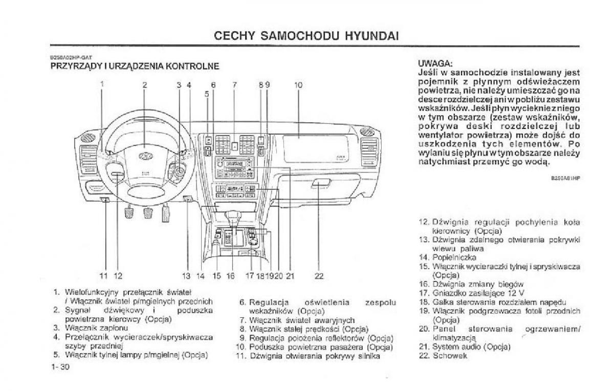 Hyundai Terracan Highlander instrukcja obslugi / page 37