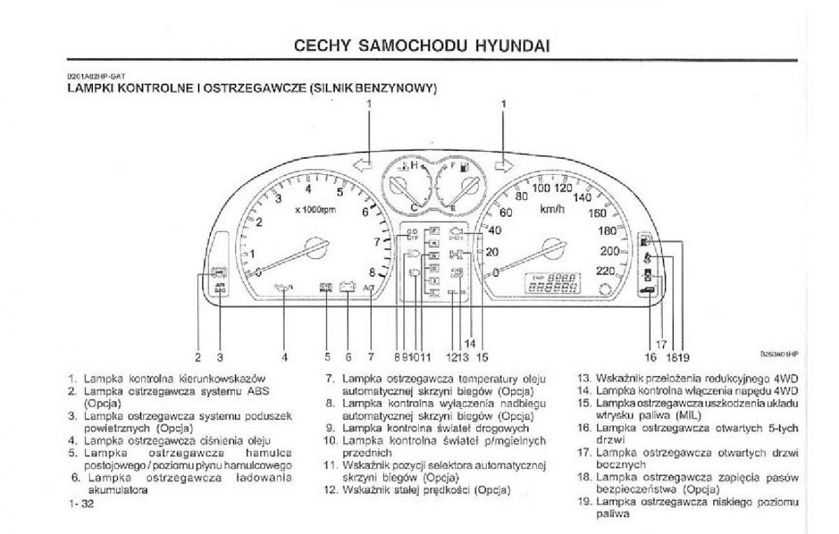 Hyundai Terracan Highlander instrukcja obslugi / page 39