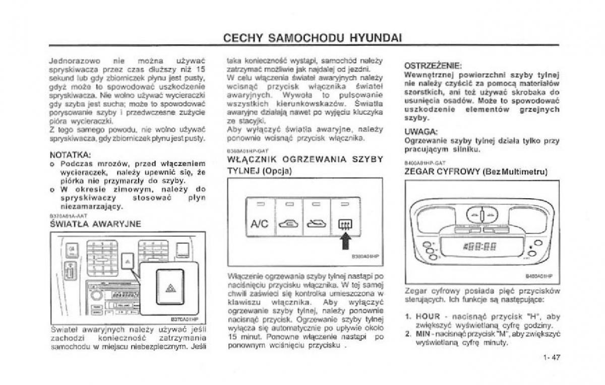 Hyundai Terracan Highlander instrukcja obslugi / page 54