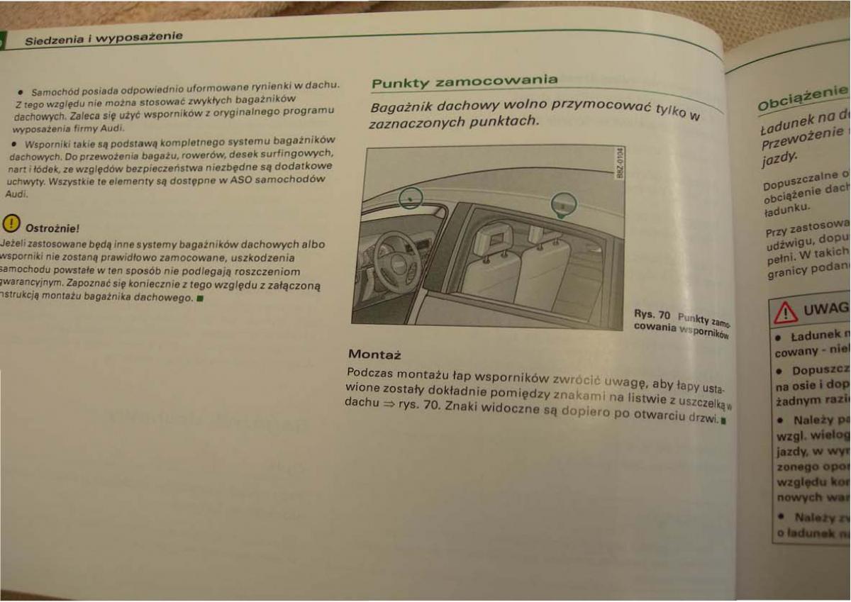 Audi A2 instrukcja obslugi / page 90