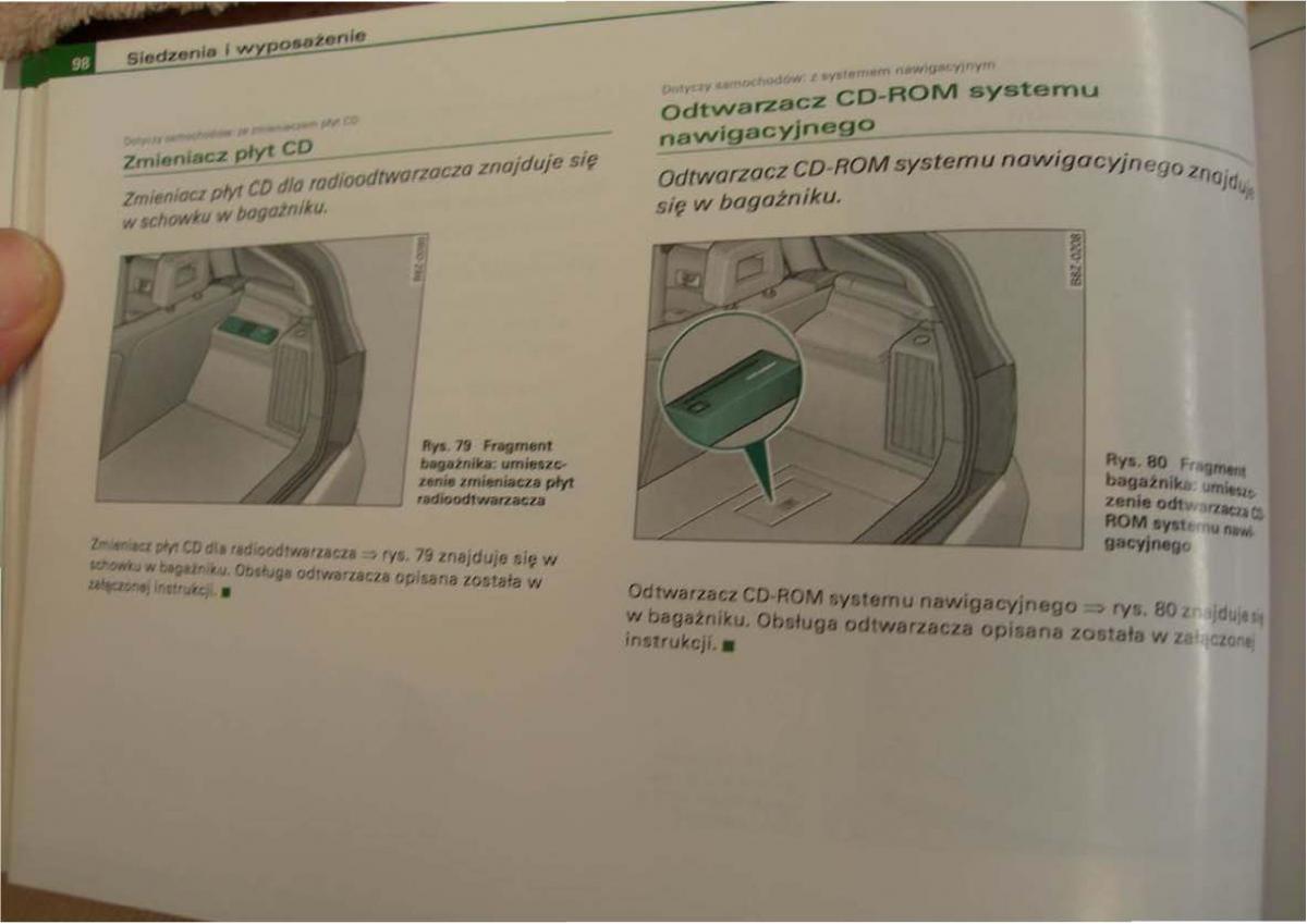 Audi A2 instrukcja obslugi / page 98