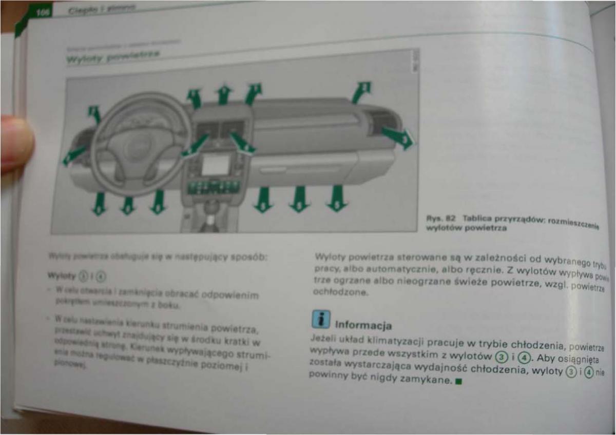 Audi A2 instrukcja obslugi / page 106