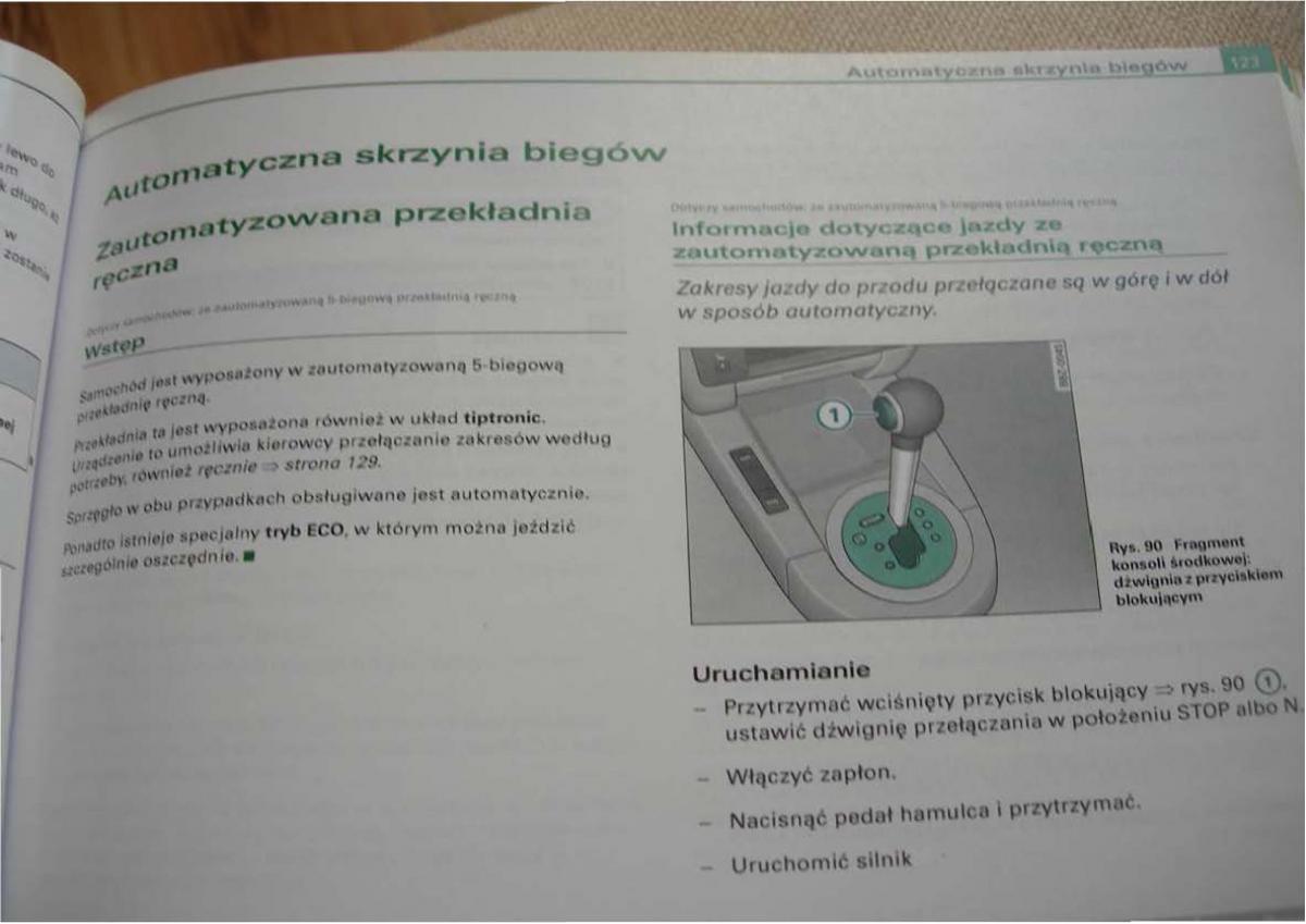 Audi A2 instrukcja obslugi / page 123