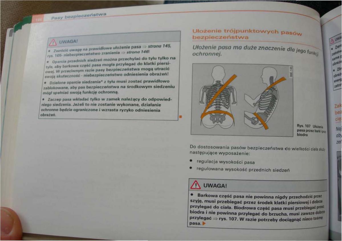 Audi A2 instrukcja obslugi / page 144