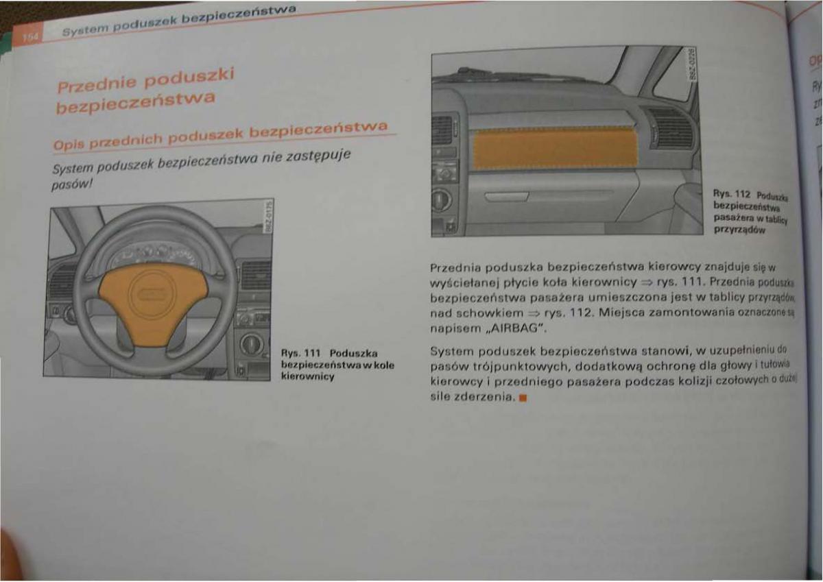 Audi A2 instrukcja obslugi / page 152