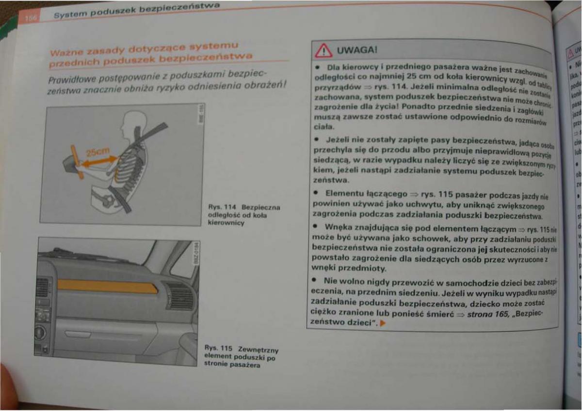 Audi A2 instrukcja obslugi / page 154