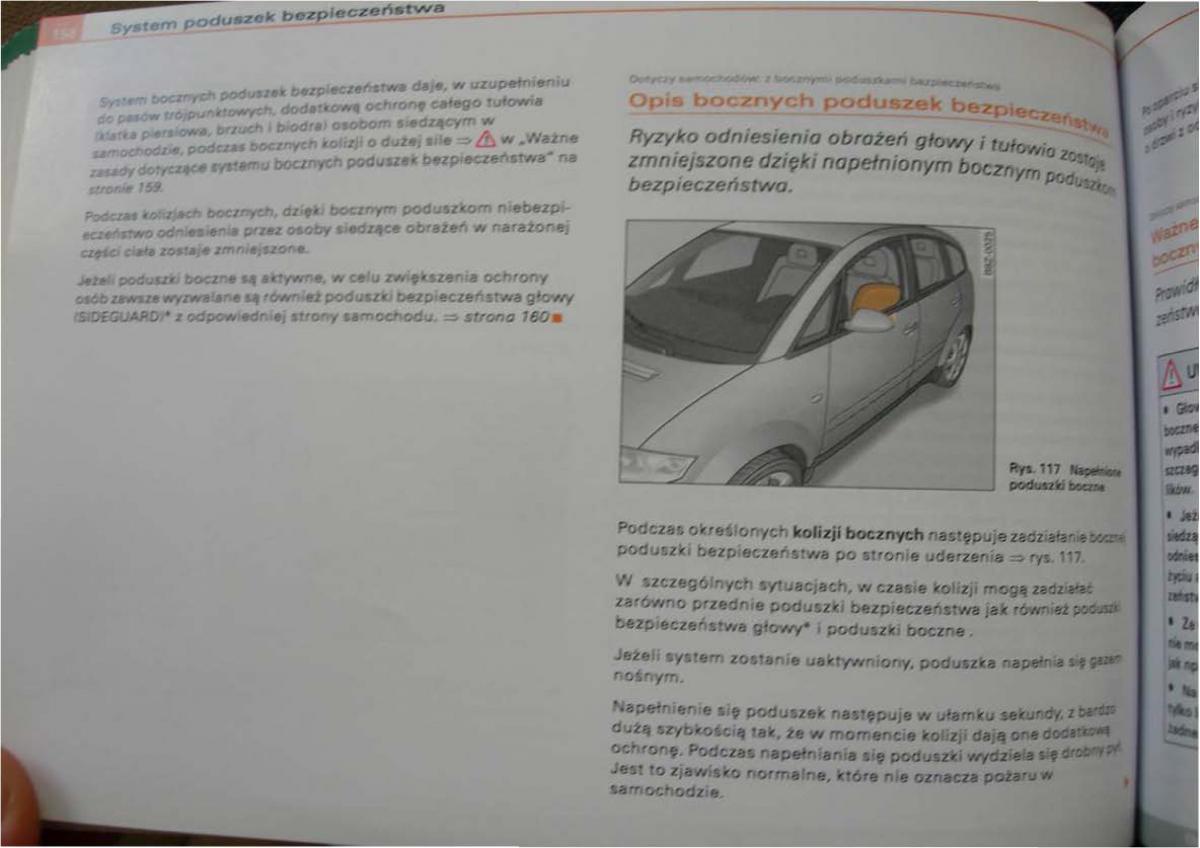 Audi A2 instrukcja obslugi / page 156