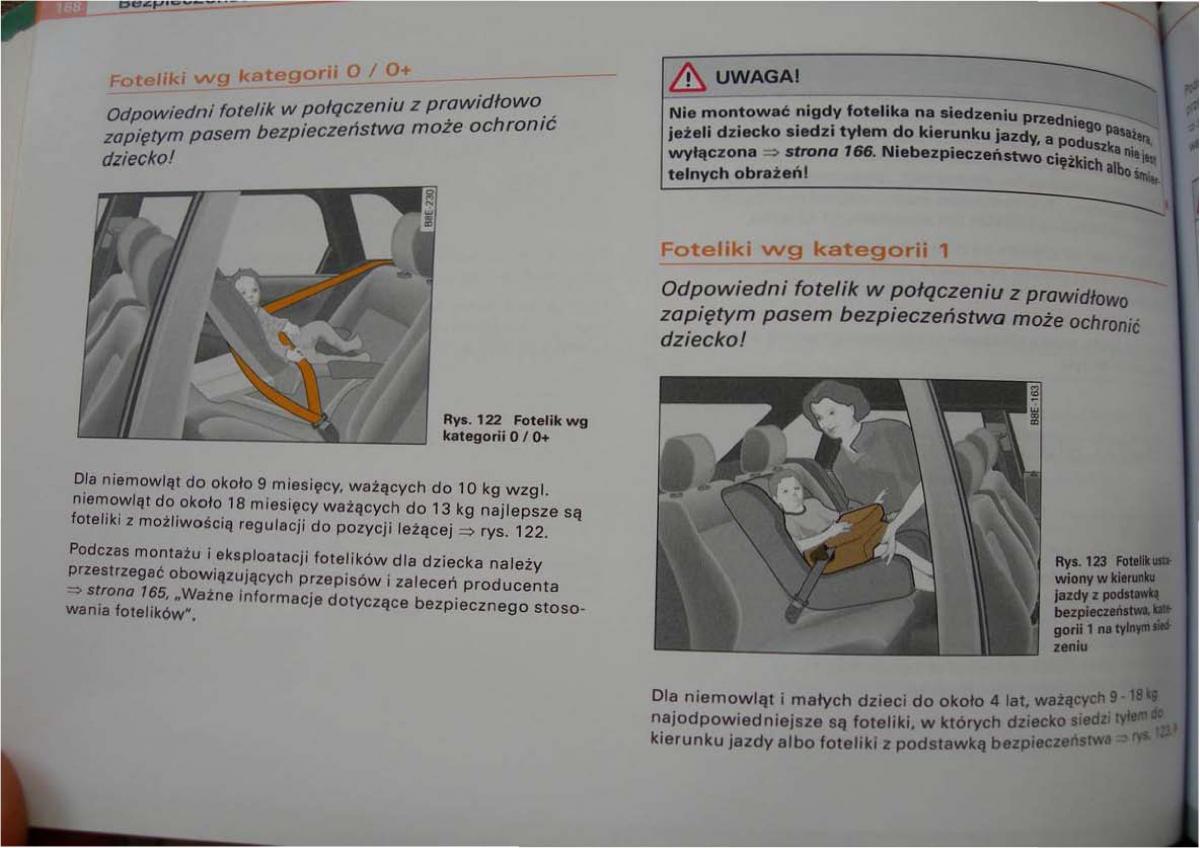 Audi A2 instrukcja obslugi / page 166