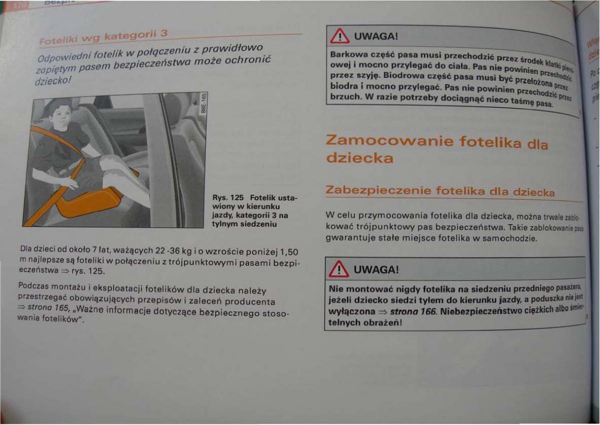 Audi A2 instrukcja obslugi / page 168