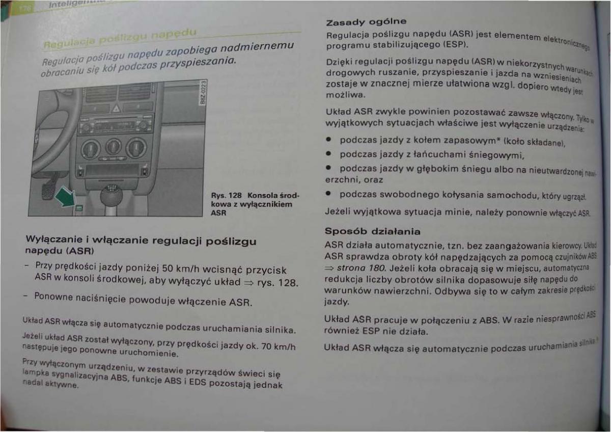 Audi A2 instrukcja obslugi / page 174