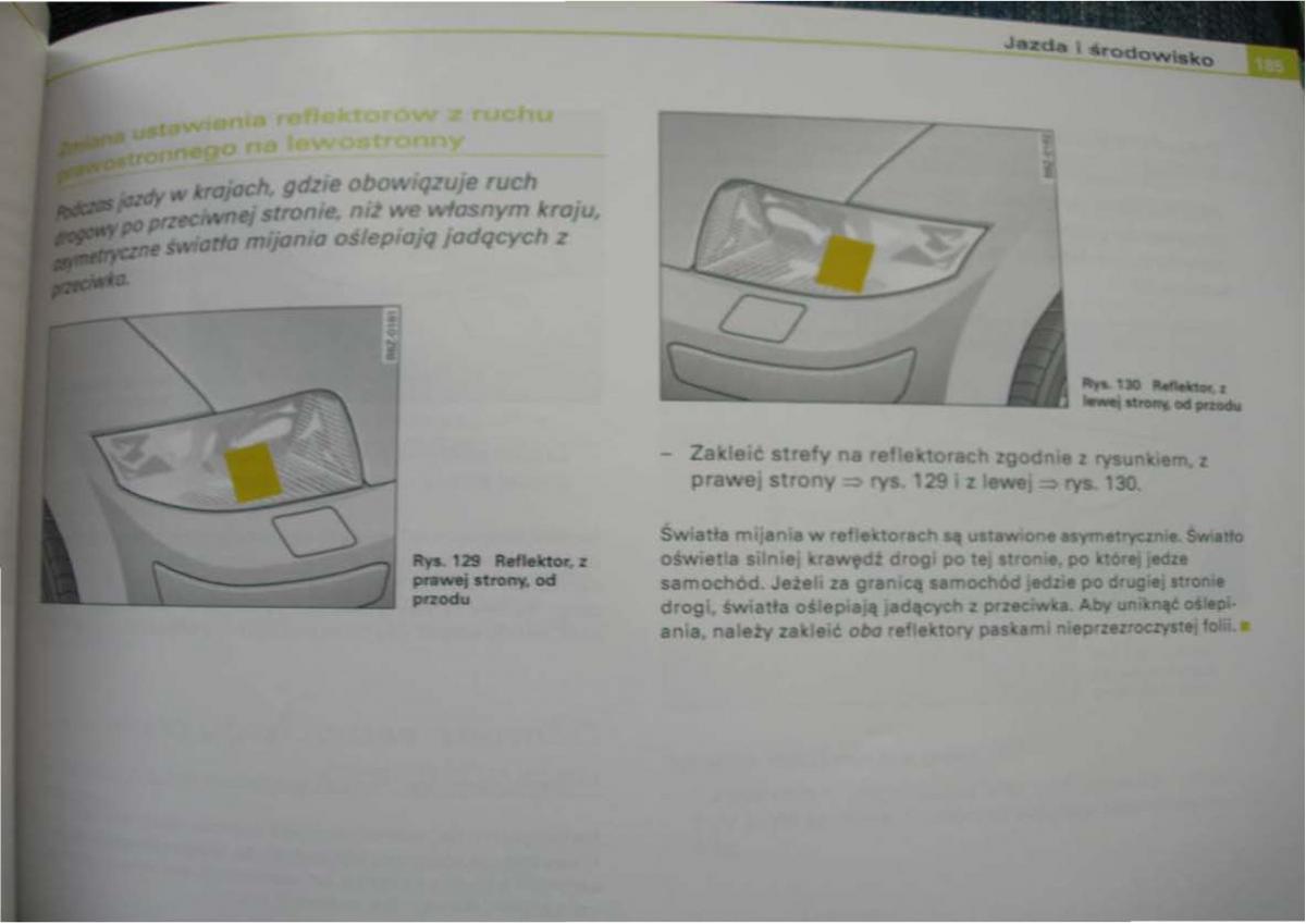 Audi A2 instrukcja obslugi / page 181