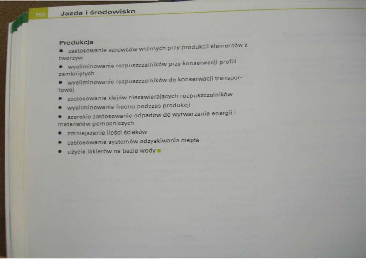 Audi A2 instrukcja obslugi / page 188