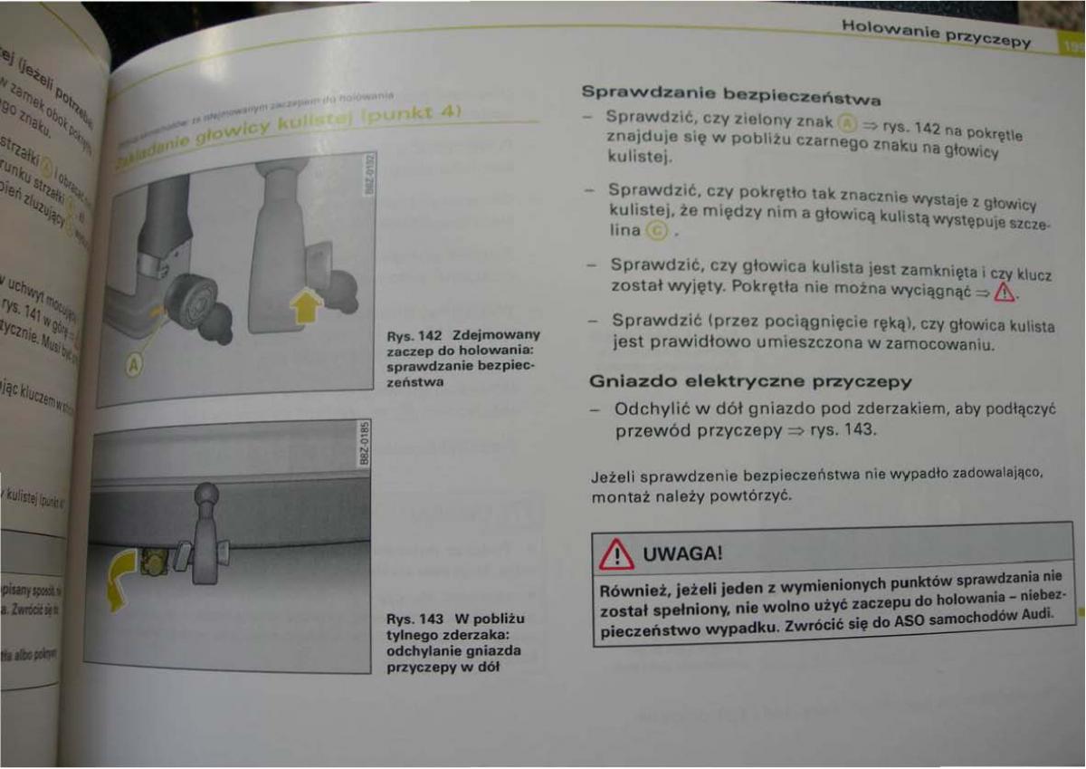 Audi A2 instrukcja obslugi / page 196