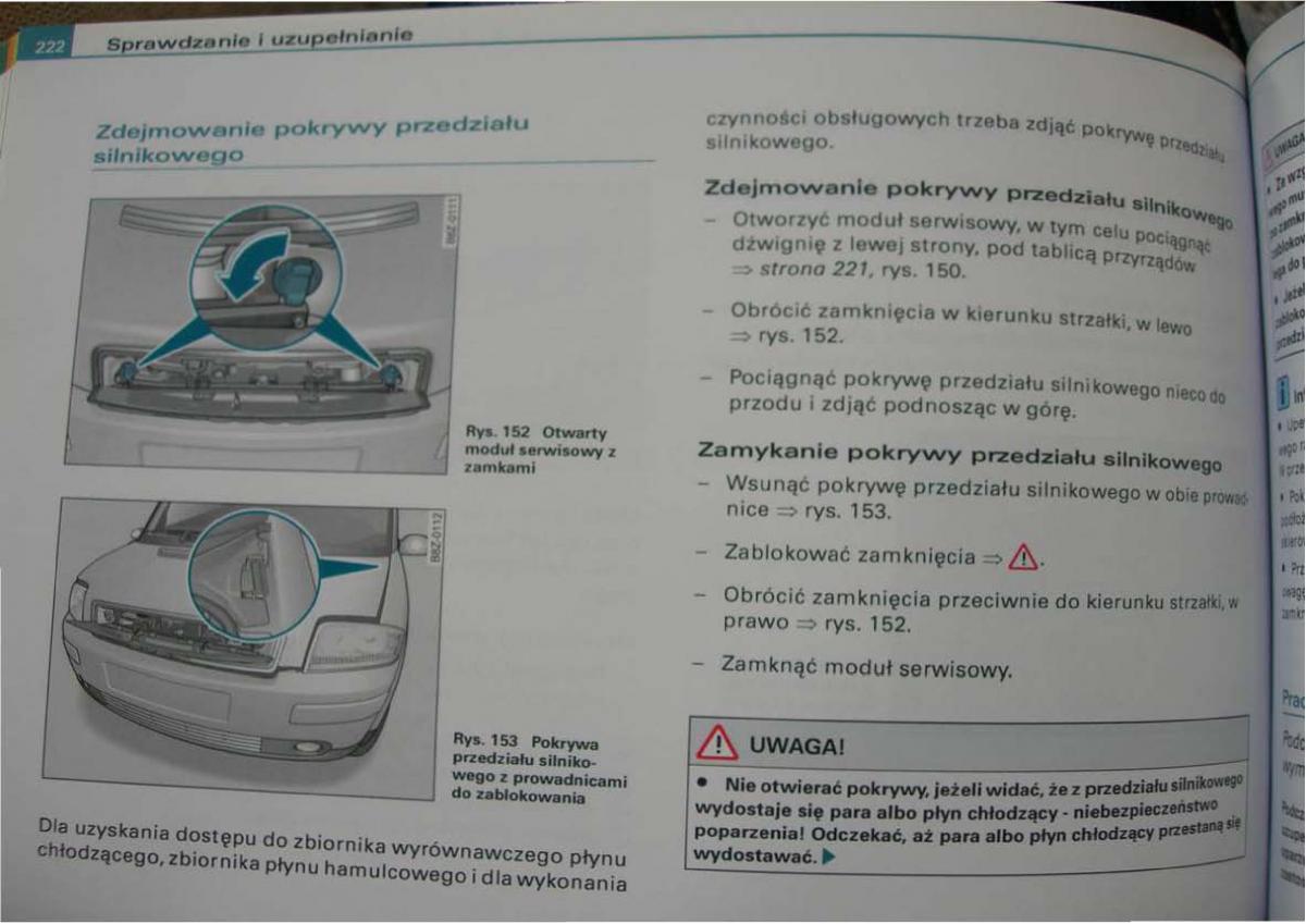 Audi A2 instrukcja obslugi / page 216